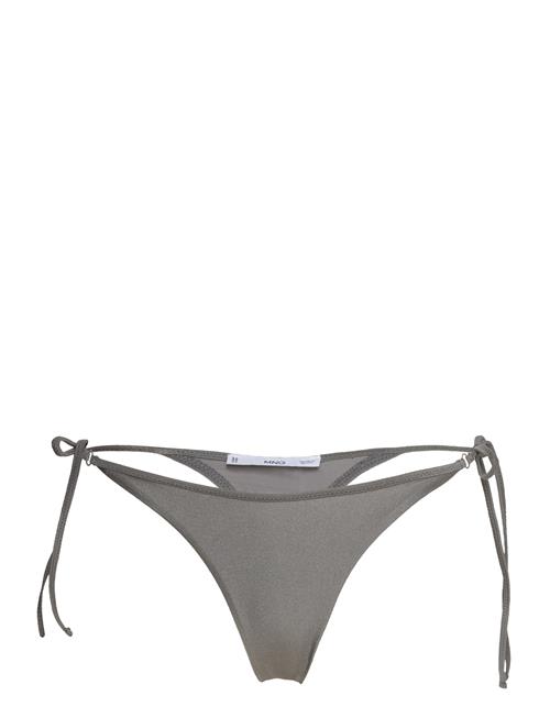 Mango Metallic Bikini Bottom Mango Grey