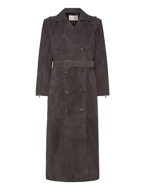 Gestuz Samanthagz Long Jacket Gestuz Brown