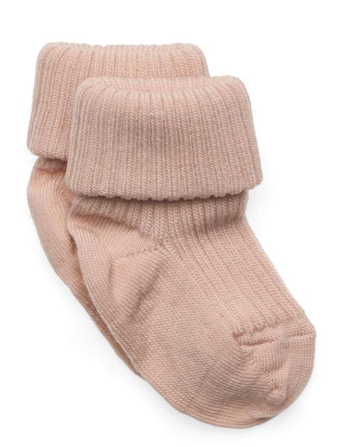 mp Denmark Wool Rib Baby Socks Mp Denmark Pink