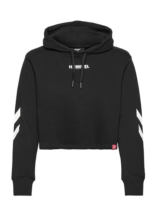 Hmllegacy Woman Cropped Hoodie Hummel Black