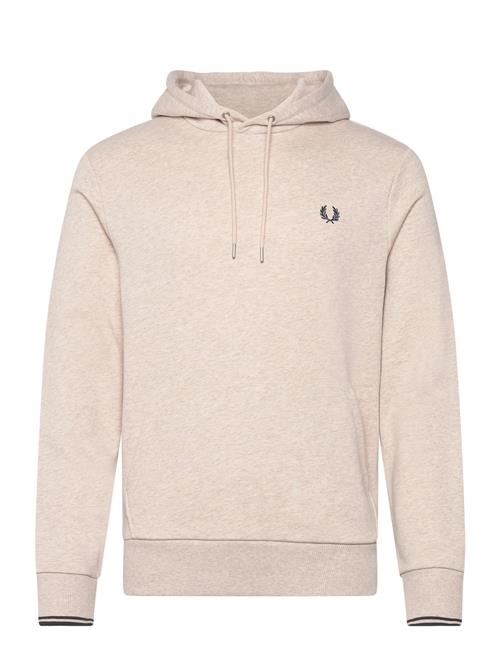 Fred Perry Tipped Hooded Sweatsh Fred Perry Beige