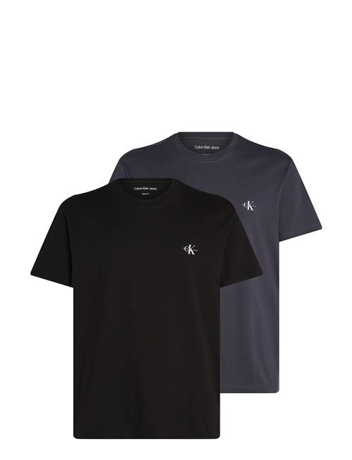 2 Pack Monologo T-Shirt Calvin Klein Jeans Black