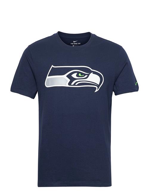 NIKE Fan Gear Seattle Seahawks Mens Nike Logo Essential T-Shirt NIKE Fan Gear Blue