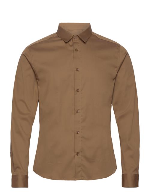 Manny Stretch Shirt Mos Mosh Gallery Beige