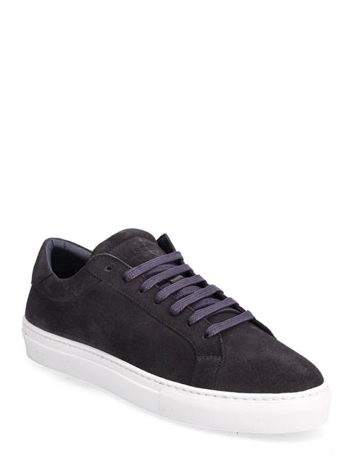 Les Deux Theodor Suede Sneaker Les Deux Navy