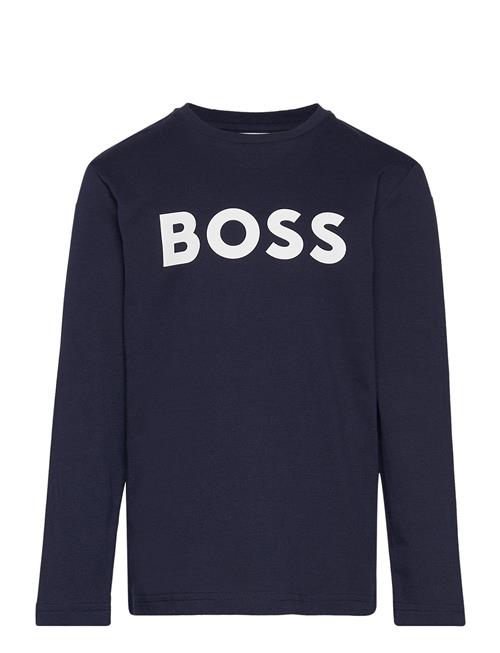 BOSS Long Sleeve T-Shirt BOSS Navy