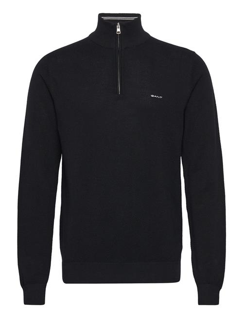 GANT Cotton Pique Half Zip GANT Black