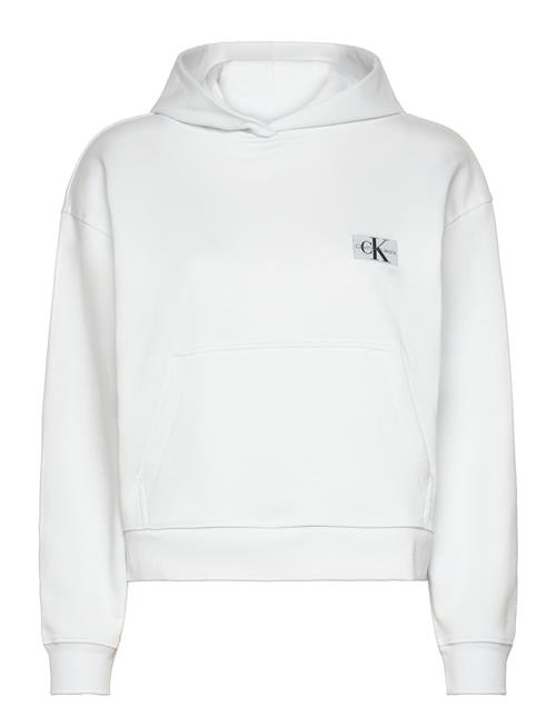 Woven Label Hoodie Calvin Klein Jeans White