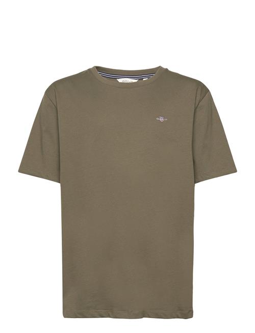 GANT Shield Ss T-Shirt GANT Khaki