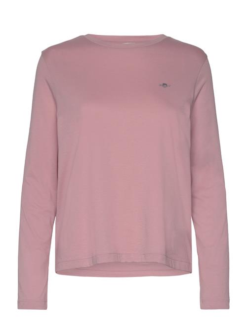 Reg Shield Ls T-Shirt GANT Pink