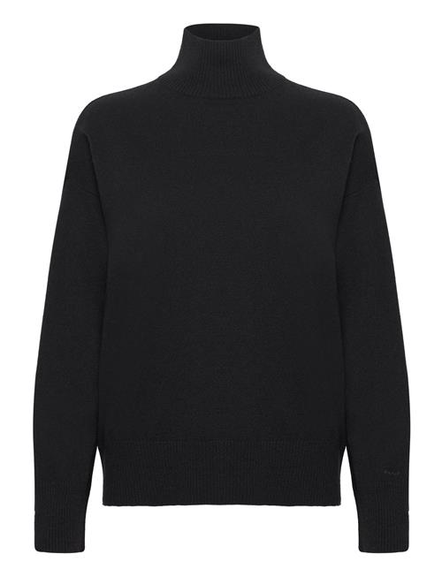 GANT Superfine Lambswool Stand Collar GANT Black