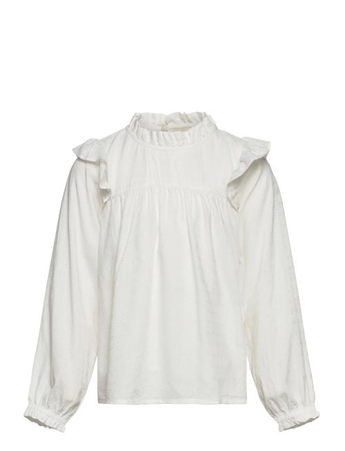 Blouse Dobby Creamie White