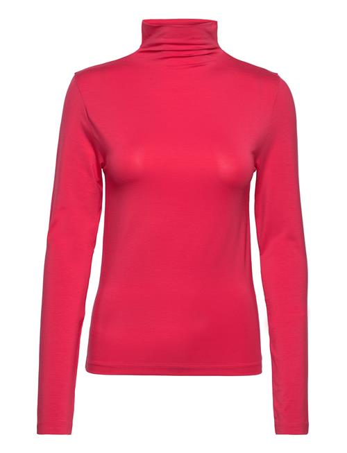 Les Coyotes De Paris Mock Neck Top Les Coyotes De Paris Pink