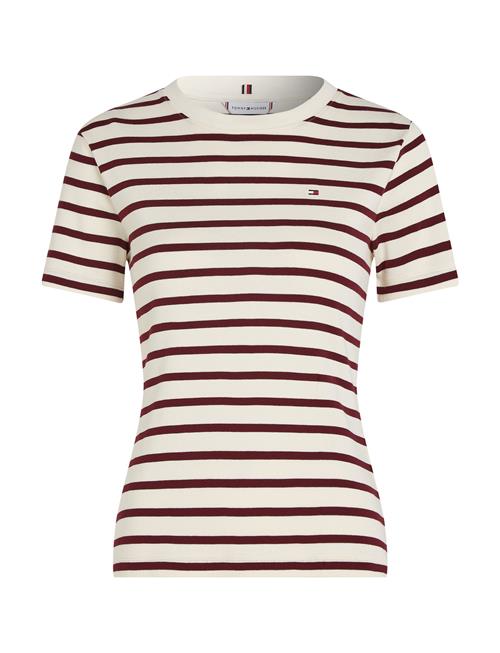 Tommy Hilfiger Slim Cody C-Nk Ss Tommy Hilfiger Burgundy