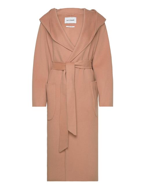 IVY OAK Double Face Coat With Hoodie IVY OAK Beige