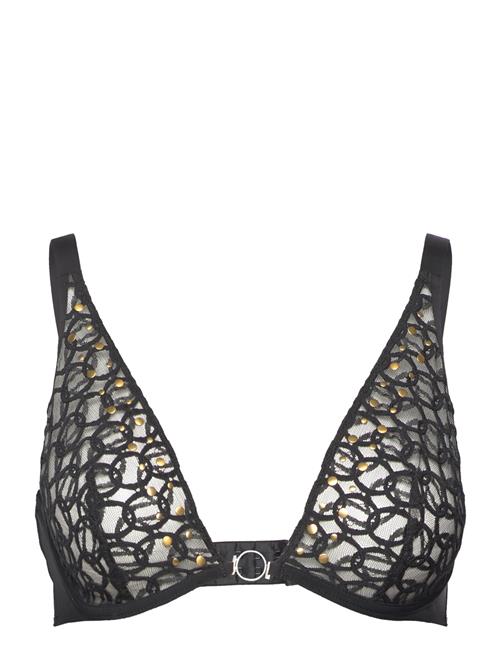 Chantelle X Metallx Plunge Underwired Bra Chantelle X Black