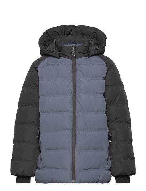 Color Kids Ski Jacket - Quilt -Contrast Color Kids Blue