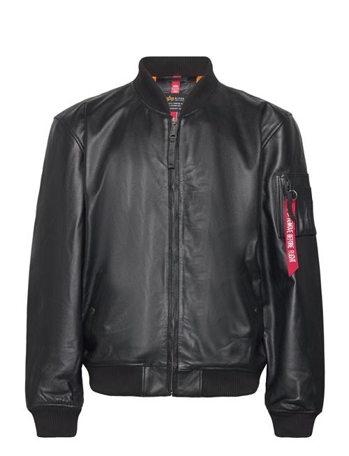 Alpha Industries Ma-1 Leather Lf Alpha Industries Black