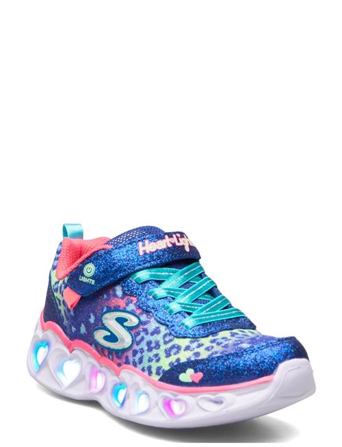 Girls S-Lights Heart Lights - Love Match Skechers Blue