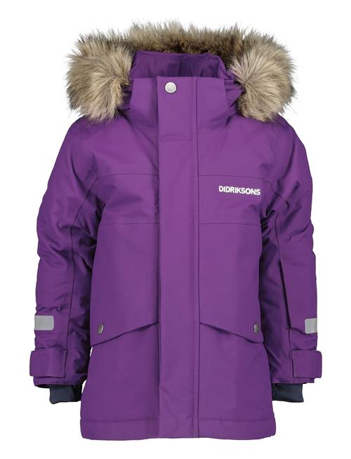 Didriksons Bjärven Kids Parka 3 Didriksons Purple