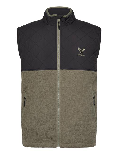 Carter Fleece Mix Vest Fat Moose Khaki