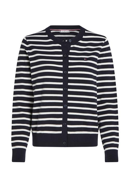 Tommy Hilfiger Co Jersey Stitch Cardigan Tommy Hilfiger Navy