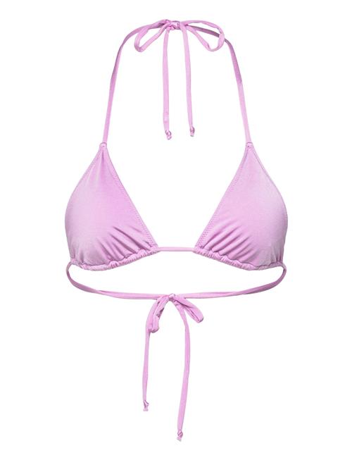 Understatement Underwear Strappy Triangle Bikini Top Understatement Underwear Pink