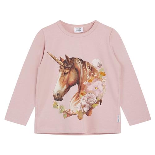 Hust&Claire Anie Langærmet T-shirt Dusty Rose | Lyserød | 104 cm