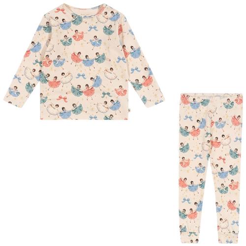 Konges Sløjd Basic Blouse/Pants Set Gots - Bow Ballerina |  | 2 years