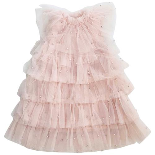 DOLLY by Le Petit Tom Pearl Tylkjole Ballet Pink | Lyserød | 6-8 years