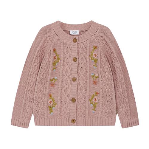 Hust&Claire Camilia Cardigan Dusty Rose | Lyserød | 92 cm