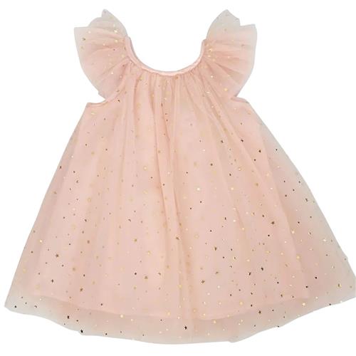 DOLLY by Le Petit Tom Stars & Moon Tulle Fairy Dress Ballet Pink | Lyserød | 4-6 years