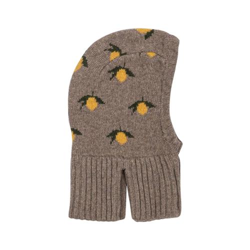 Konges Sløjd Belou Lemon Knit Balaclava | Beige | 6-9 months