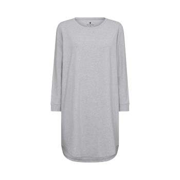 JBS of Denmark Woman Long Sleeve Big Tee Lysegrå Small Dame