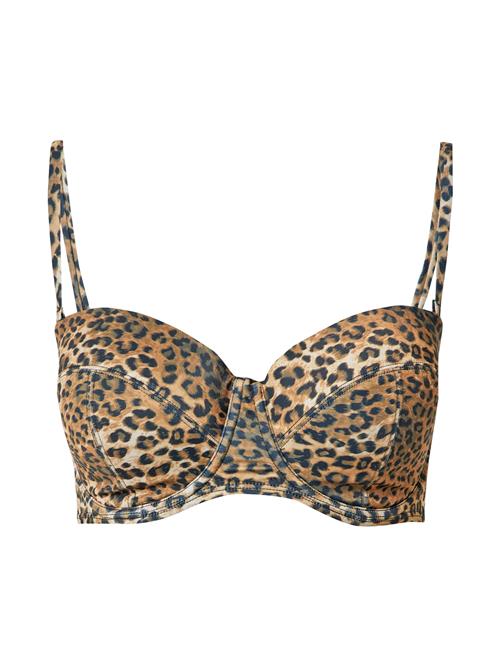 Hunkemöller Bikinioverdel  beige / navy / lysebrun