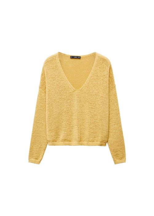 MANGO Pullover 'Pekin'  gylden gul