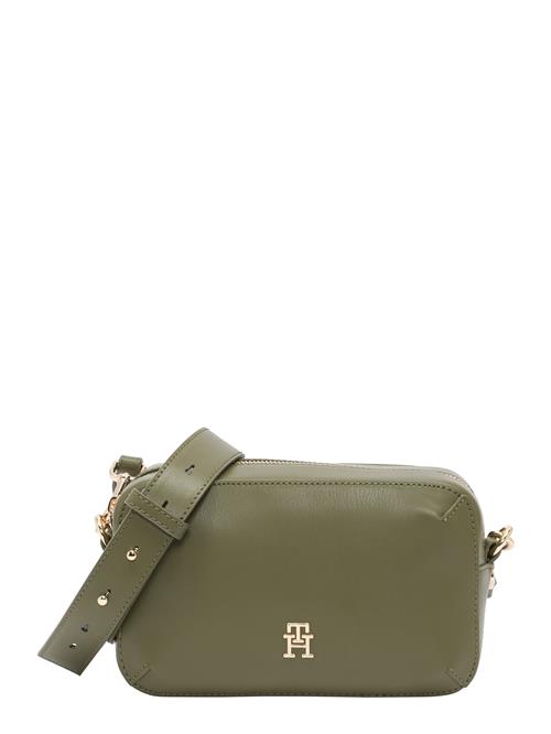 TOMMY HILFIGER Skuldertaske 'Chic'  guld / oliven