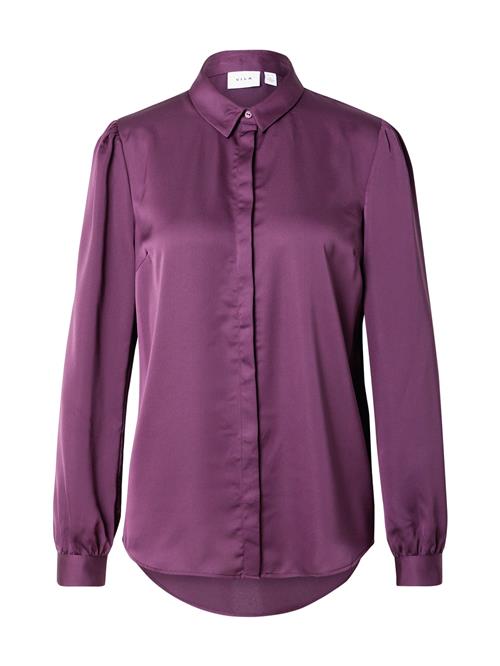 VILA Bluse 'VIELLETTE'  aubergine