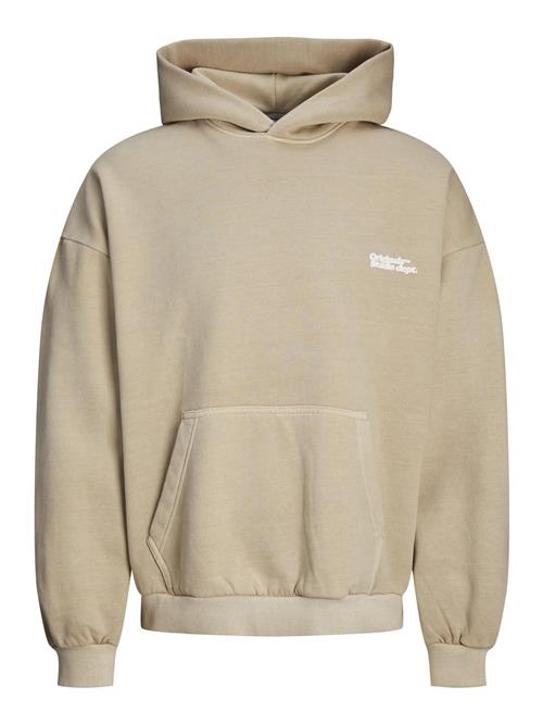 JACK & JONES Sweatshirt  beige / hvid