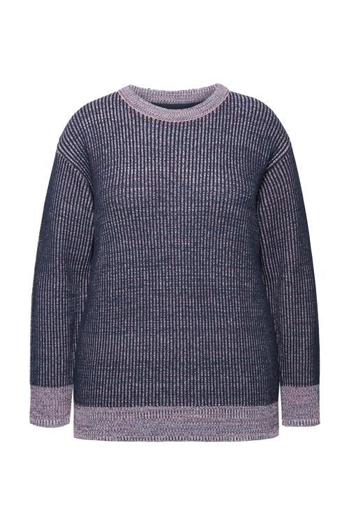 Ulla Popken Pullover  navy / lyseblå / lavendel