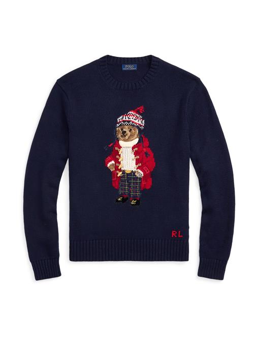 Polo Ralph Lauren Pullover  navy / lysebrun / mørkerød / uldhvid