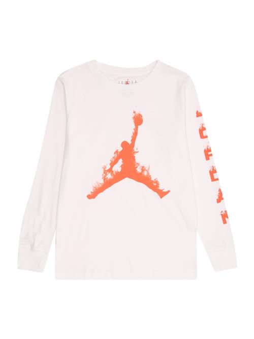 Jordan Shirts 'UP IN FLAMES'  mandarin / hvid