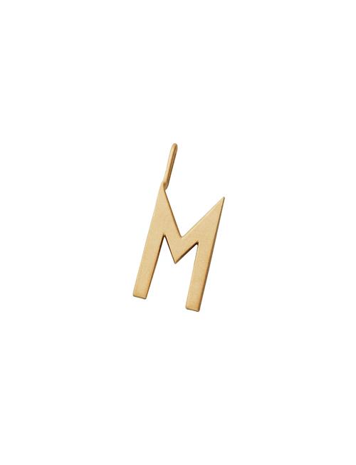 16Mm Matt 18K Gold Plated Silver A-Z Design Letters Gold