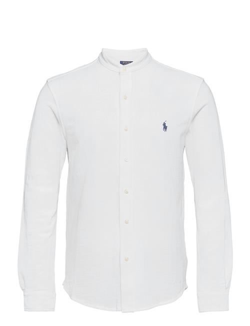 Polo Ralph Lauren Featherweight Mesh-Ls Fb Mandarin C Polo Ralph Lauren White