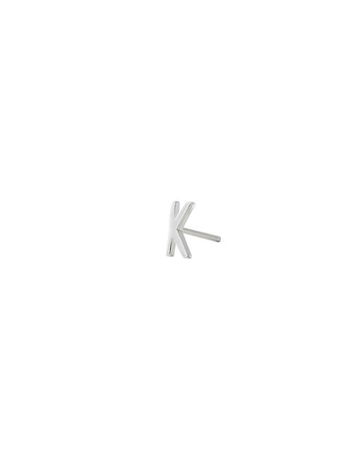 Earring Studs Archetypes, A-Z Design Letters Silver