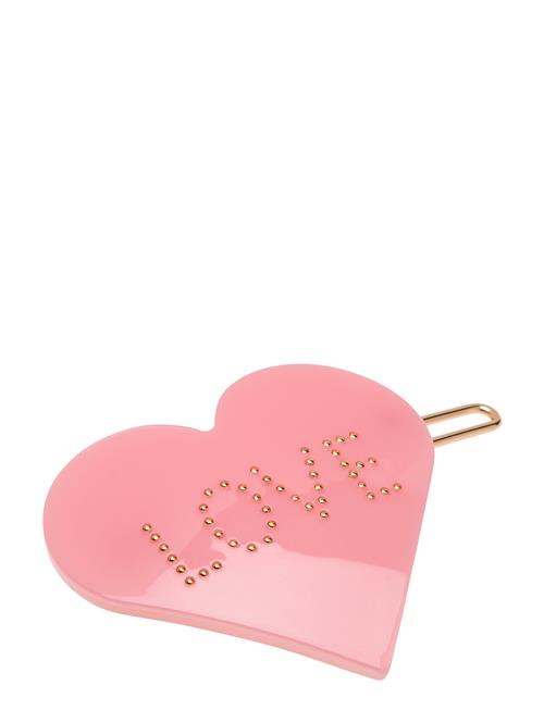 Design Letters Iconic Hair Clip Heart Design Letters Pink