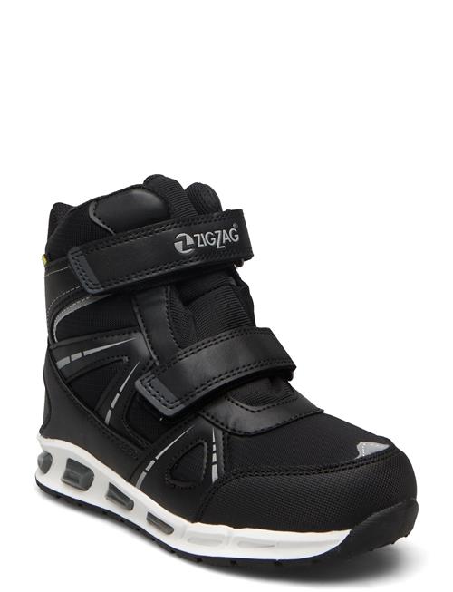 ZigZag Taier Kids Wp Boot W/Lights ZigZag Black