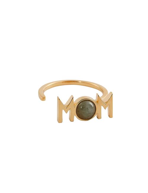 Design Letters Great Mom Ring Design Letters Blue