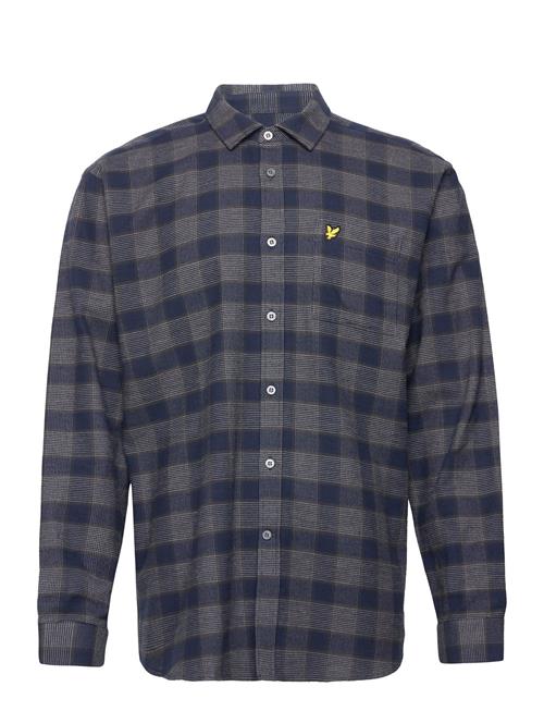 Lyle & Scott Check Overshirt Lyle & Scott Navy