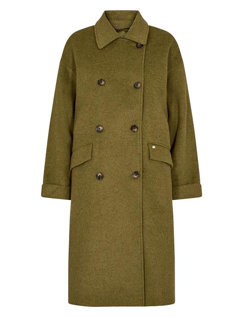 MOS MOSH Mmvenice Wool Coat MOS MOSH Green